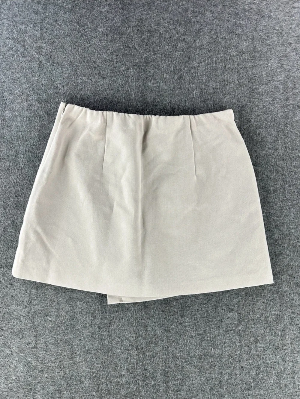 Abercrombie Scarlett Mini Skort Beige Faux Wrap Medium